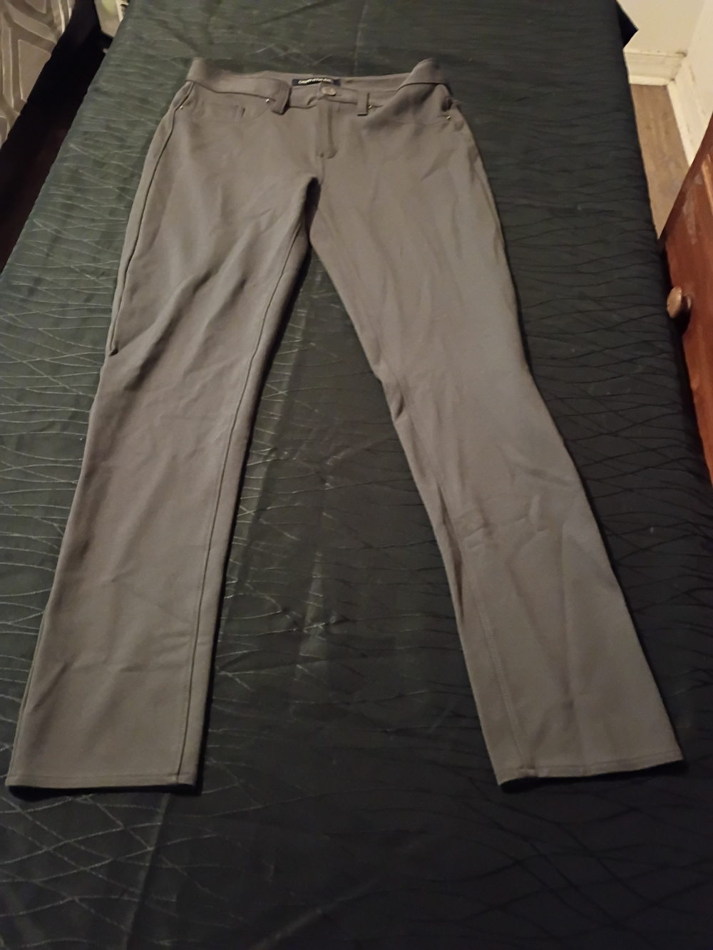 Calvin Klein Women's Gray Stretch Leggings